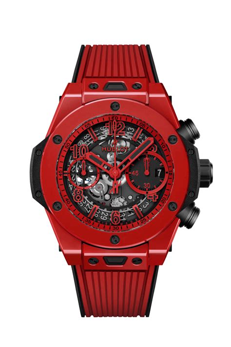 hublot mit rotem armband|Big Bang Unico Red Magic 42 mm .